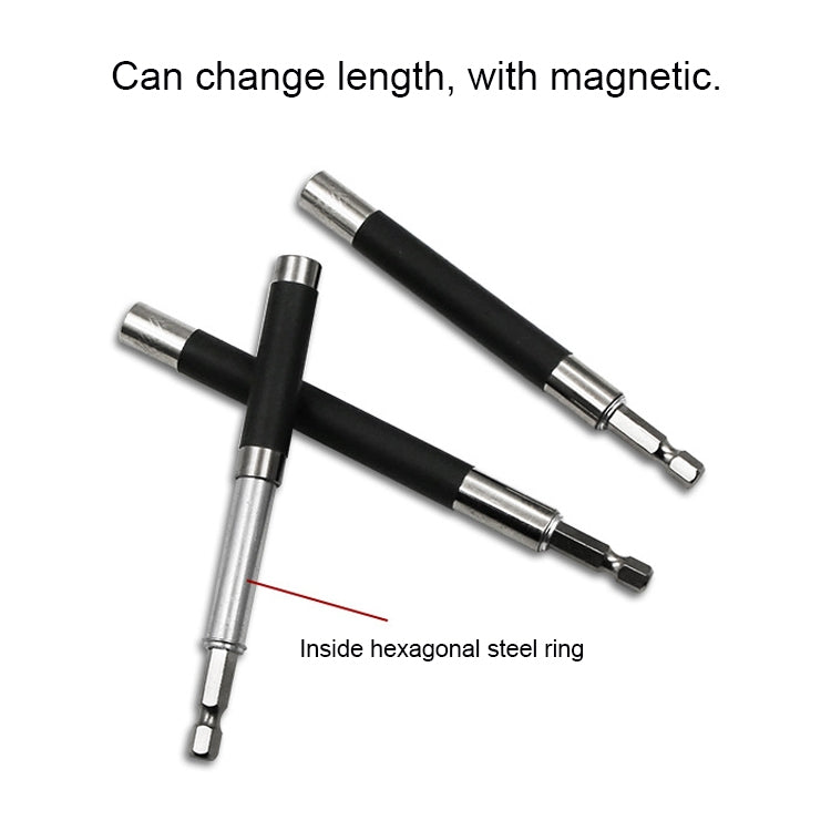3 in 1 Telescopic Hexagonal Handle Lengthened Connecting Rod Guide Rod, Length: 80/120/140mm