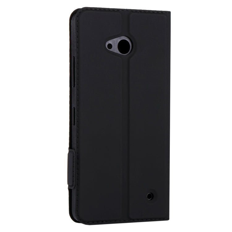 Horizontal Flip Leather Case with Card Slot + Back Cover For Microsoft Lumia 640