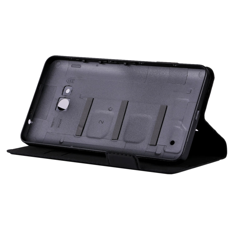 Horizontal Flip Leather Case with Card Slot + Back Cover For Microsoft Lumia 640