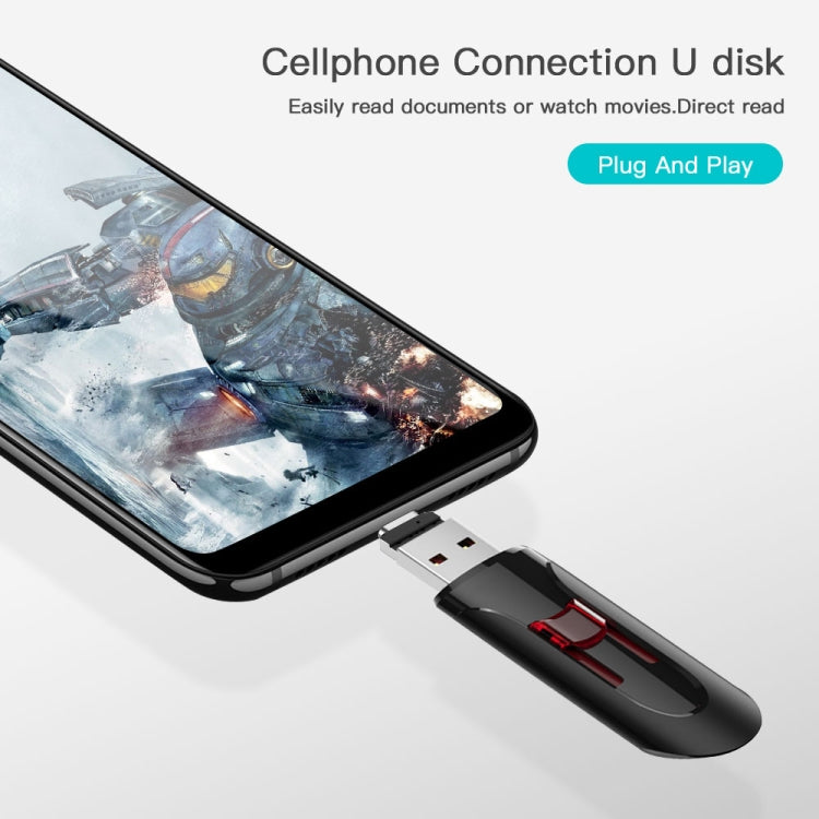 Mini Aluminum Alloy USB-C / Type-C Male to USB Female OTG Adapter Connector