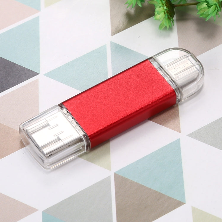 128GB 3 in 1 USB-C / Type-C + USB 2.0 + OTG Flash Disk, For Type-C Smartphones & PC Computer