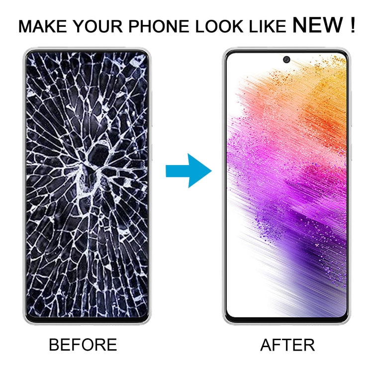 For Samsung Galaxy A73 SM-A736B TFT LCD Screen for Digitizer Full Assembly with Frame (Black)