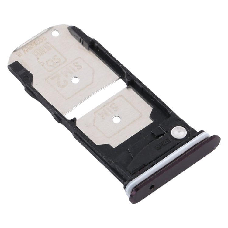 SIM Card Tray + SIM Card Tray / Micro SD Card Tray for Motorola Edge XT2063-3