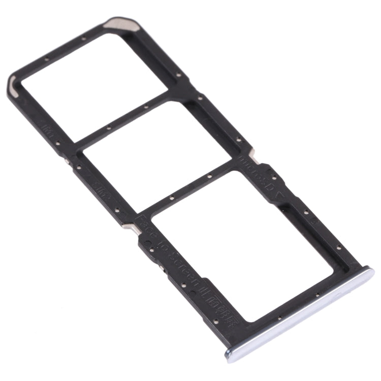 For OPPO A74 4G / F19 / F19s CPH2219  SIM Card Tray + SIM Card Tray + Micro SD Card Tray