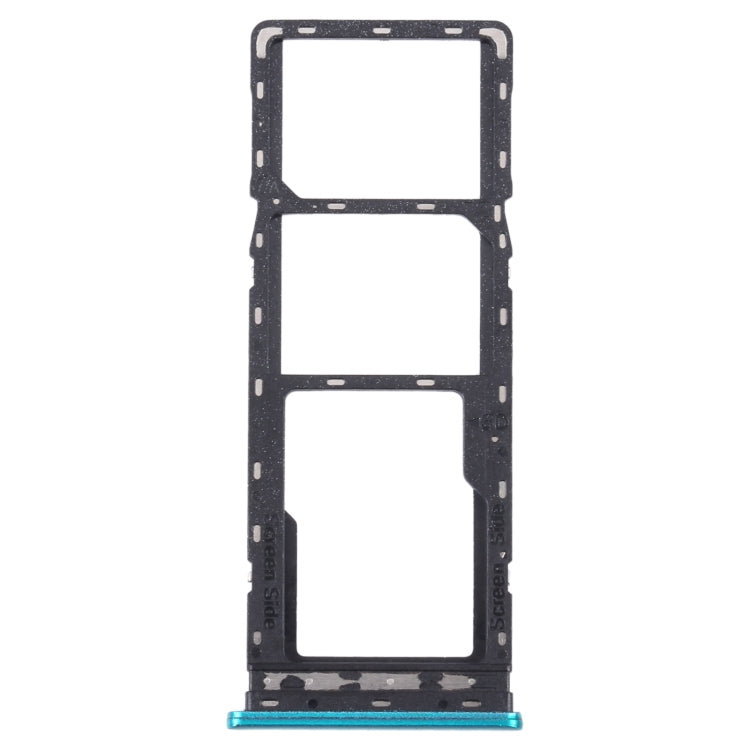 For Infinix Hot 10 X682B X682C SIM Card Tray + SIM Card Tray + Micro SD Card Tray