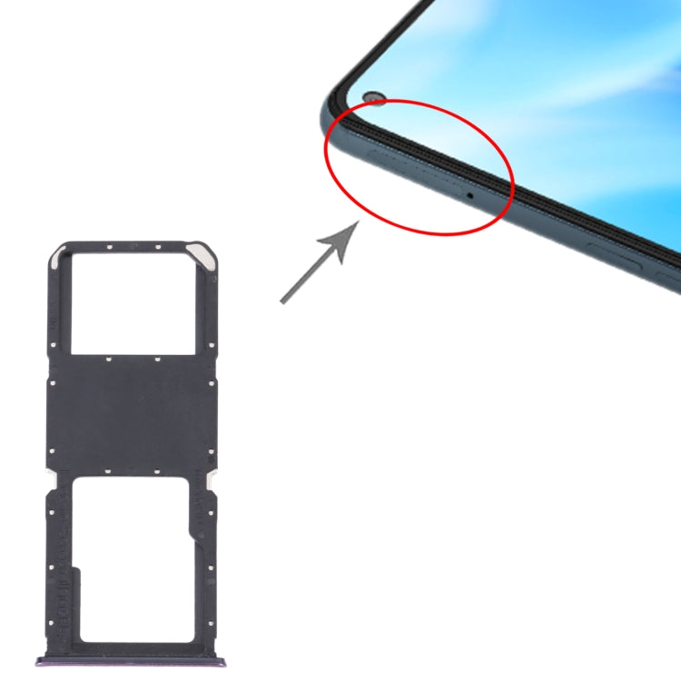 For OnePlus Nord N200 5G DE2118 / DE2117 SIM Card Tray + Micro SD Card Tray