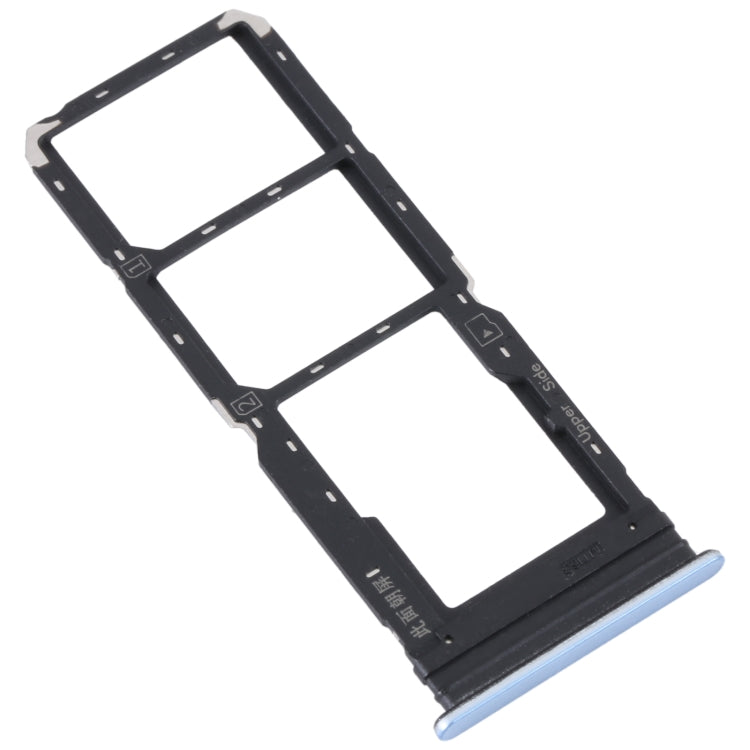 For vivo Y21 2021 / Y21S / Y21T / Y21T India SIM Card Tray + SIM Card Tray + Micro SD Card Tray