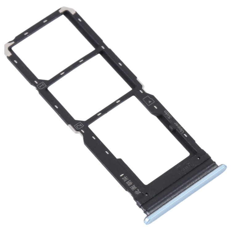 For vivo Y21 2021 / Y21S / Y21T / Y21T India SIM Card Tray + SIM Card Tray + Micro SD Card Tray