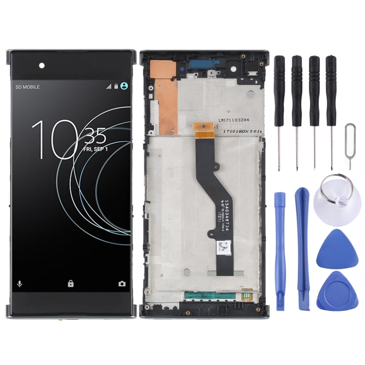 Original LCD Screen For Sony Xperia XA1 Plus G3416 Digitizer Full Assembly with Frame(Black)