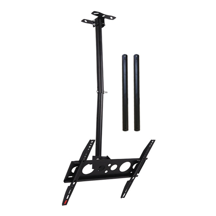 26-60 inch Universal Height & Angle Adjustable Single Screen TV Wall-mounted Ceiling Dual-use Bracket, Retractable Range: 0.5-3m