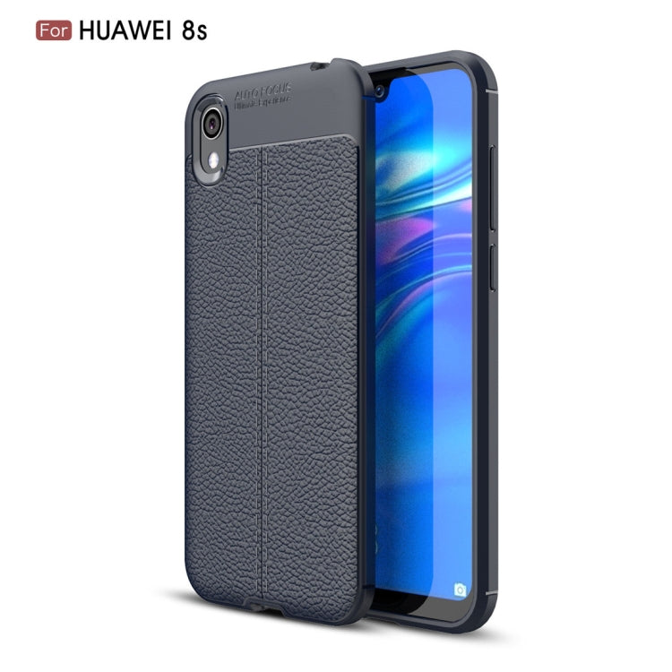 Litchi Texture TPU Shockproof Case for Huawei Honor 8S