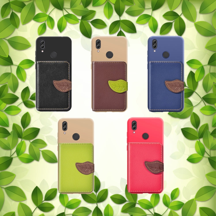 Leaf Buckle Litchi Texture Card Holder PU + TPU Case for Xiaomi Redmi Note 7, with Card Slot & Holder & Wallet & Photo Frame