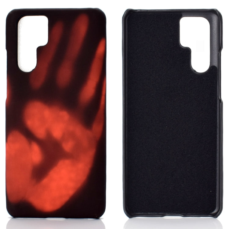 Paste Skin + PC Thermal Sensor Discoloration Protective Back Cover Case for Huawei P30 Pro