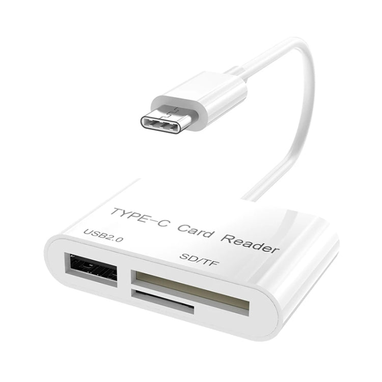 D-158 USB-C to USB SD/Micro SD Card Reader