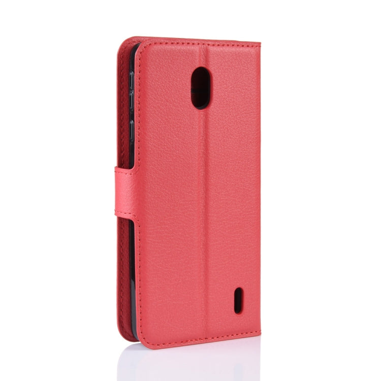Litchi Texture Horizontal Flip PU Leather Case for Nokia 1 Plus, with with Card Slot & Holder & Wallet