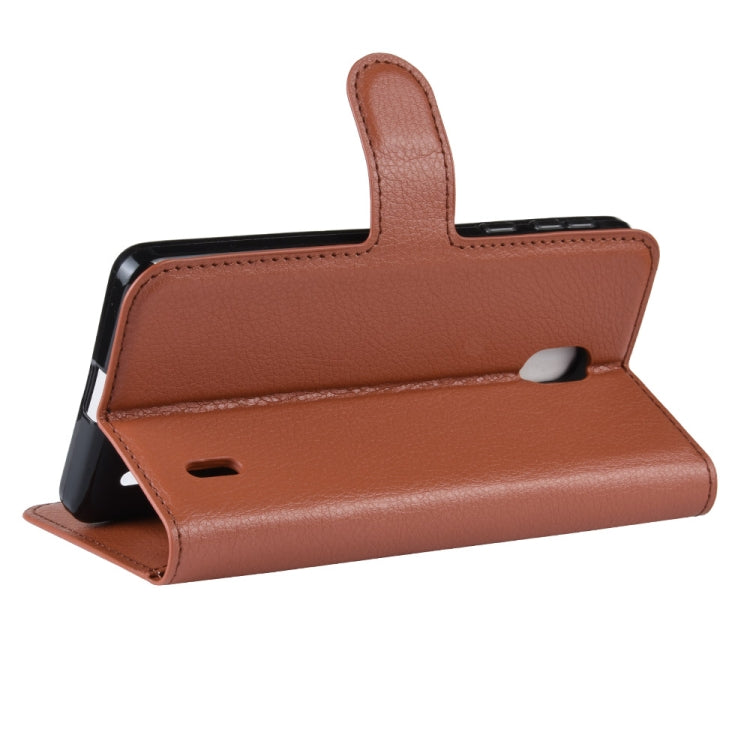 Litchi Texture Horizontal Flip PU Leather Case for Nokia 1 Plus, with with Card Slot & Holder & Wallet