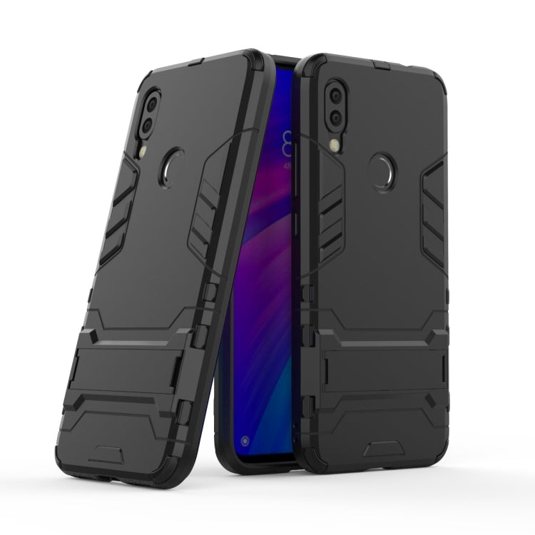 Shockproof PC + TPU Case for Xiaomi Redmi 7, with Holder