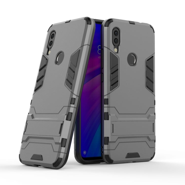 Shockproof PC + TPU Case for Xiaomi Redmi 7, with Holder