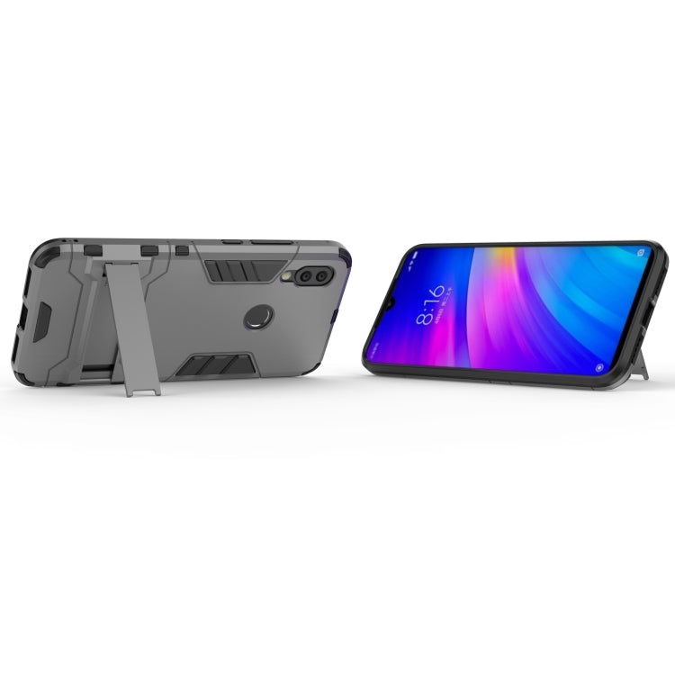 Shockproof PC + TPU Case for Xiaomi Redmi 7, with Holder