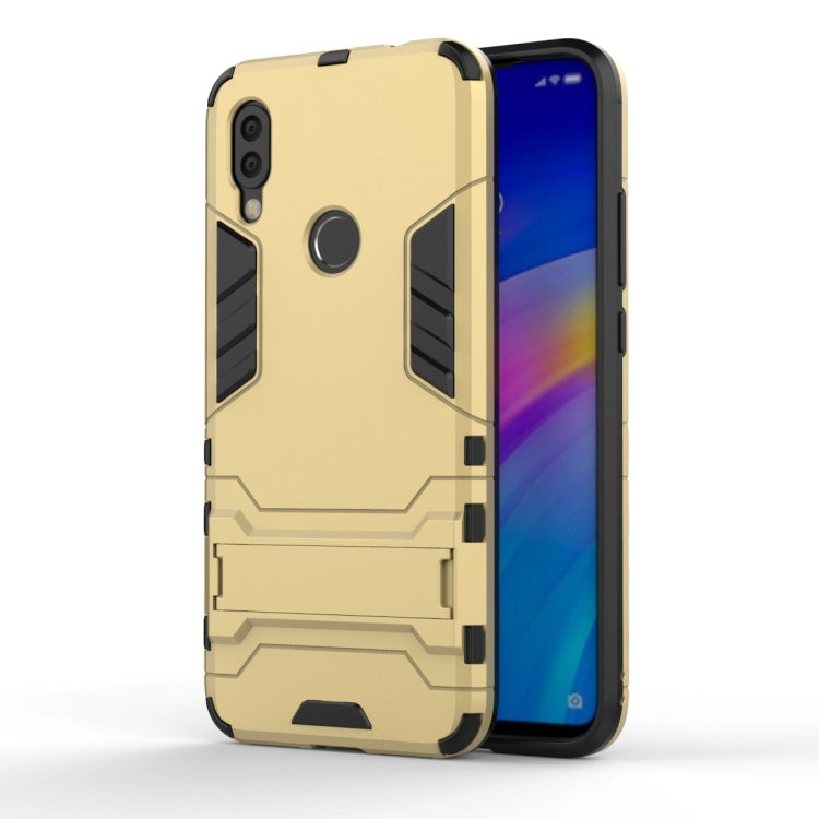 Shockproof PC + TPU Case for Xiaomi Redmi 7, with Holder