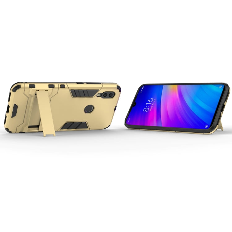 Shockproof PC + TPU Case for Xiaomi Redmi 7, with Holder