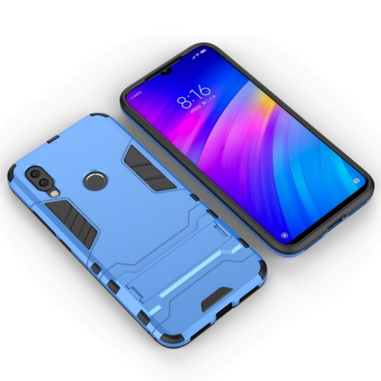 Shockproof PC + TPU Case for Xiaomi Redmi 7, with Holder