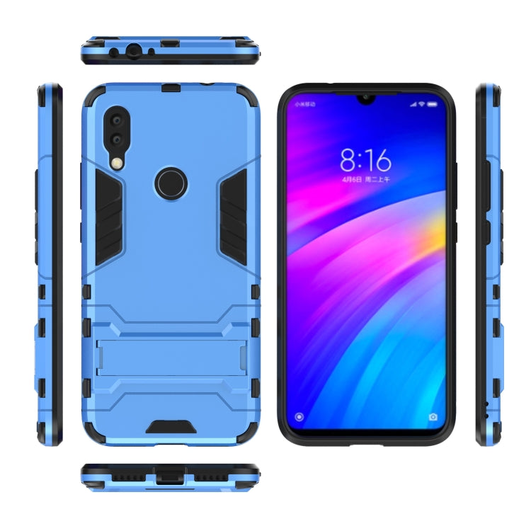 Shockproof PC + TPU Case for Xiaomi Redmi 7, with Holder