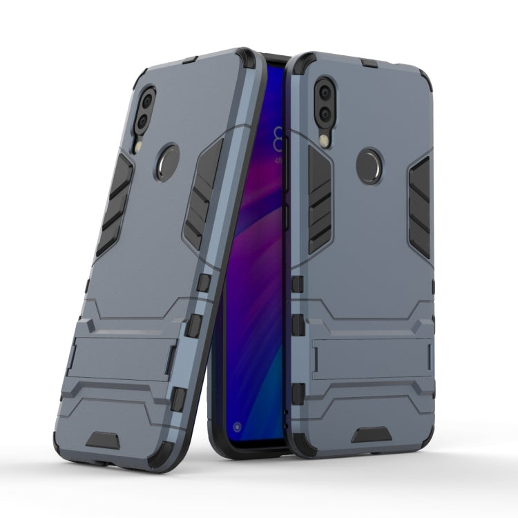 Shockproof PC + TPU Case for Xiaomi Redmi 7, with Holder