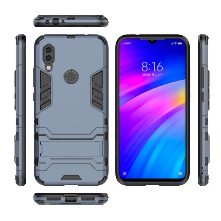 Shockproof PC + TPU Case for Xiaomi Redmi 7, with Holder