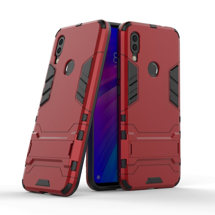 Shockproof PC + TPU Case for Xiaomi Redmi 7, with Holder