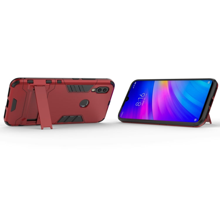Shockproof PC + TPU Case for Xiaomi Redmi 7, with Holder