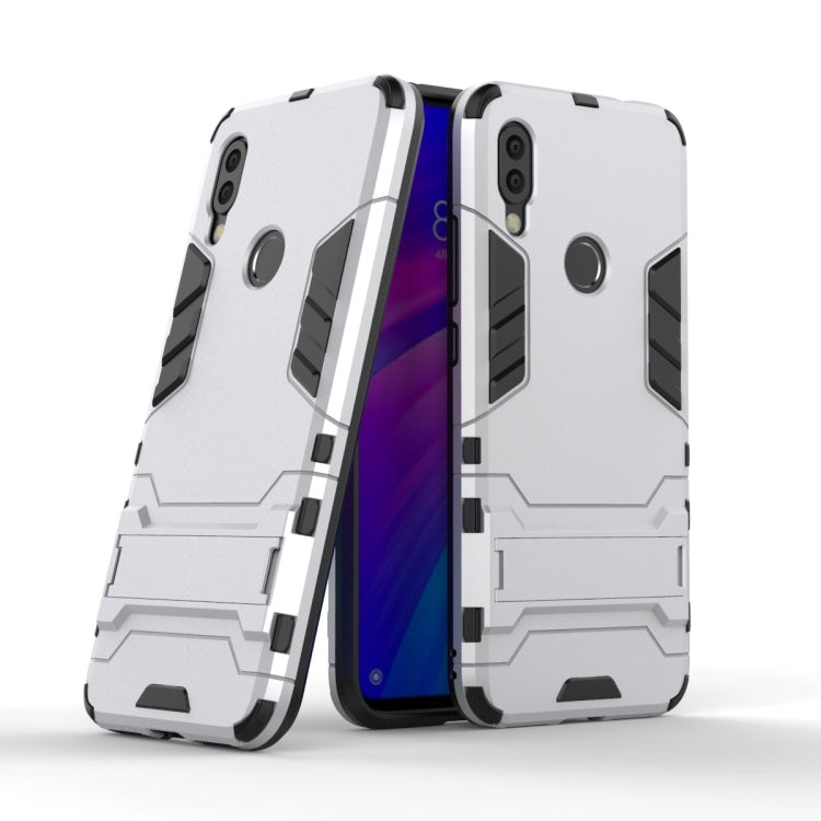 Shockproof PC + TPU Case for Xiaomi Redmi 7, with Holder