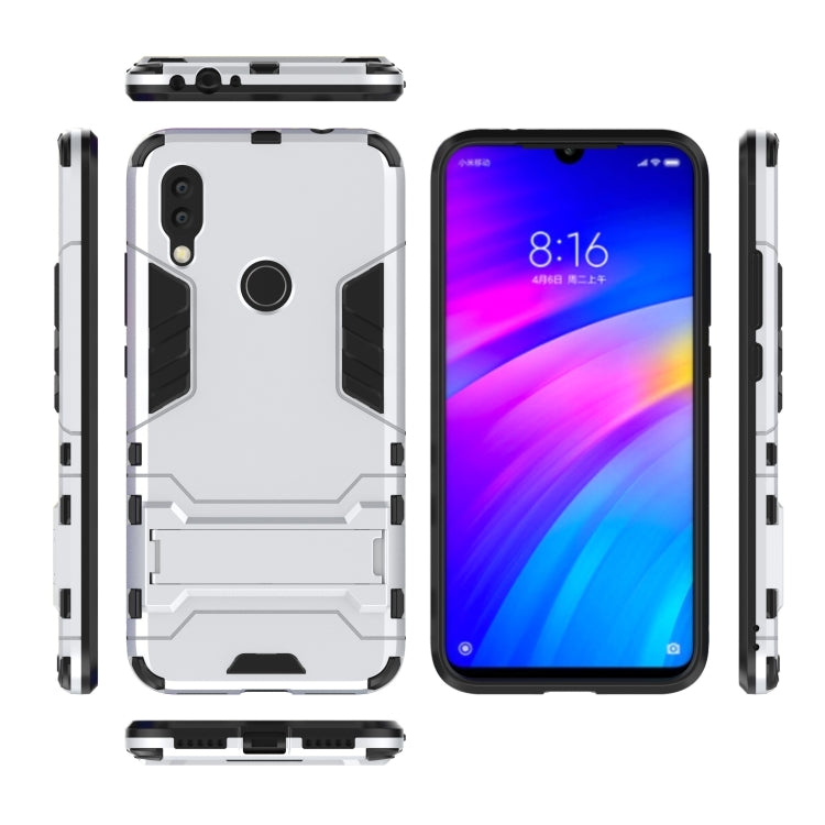 Shockproof PC + TPU Case for Xiaomi Redmi 7, with Holder