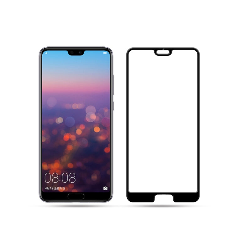 2 PCS mocolo 0.33mm 9H 2.5D Full GlueTempered Glass Film for Huawei P20 Pro