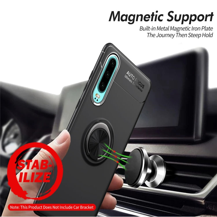 Metal Ring Holder 360 Degree Rotating TPU Case for Huawei P30