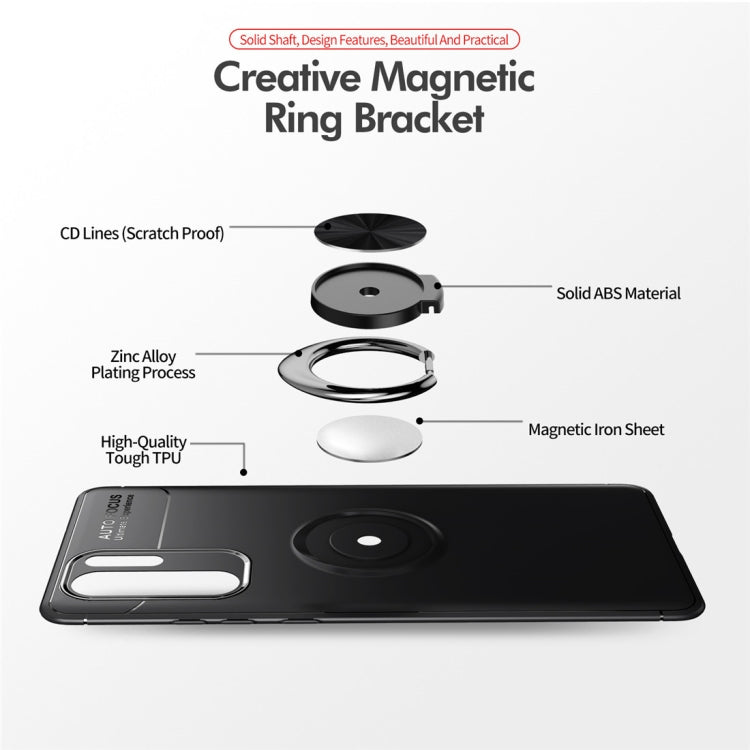 Metal Ring Holder 360 Degree Rotating TPU Case for Huawei P30 Pro