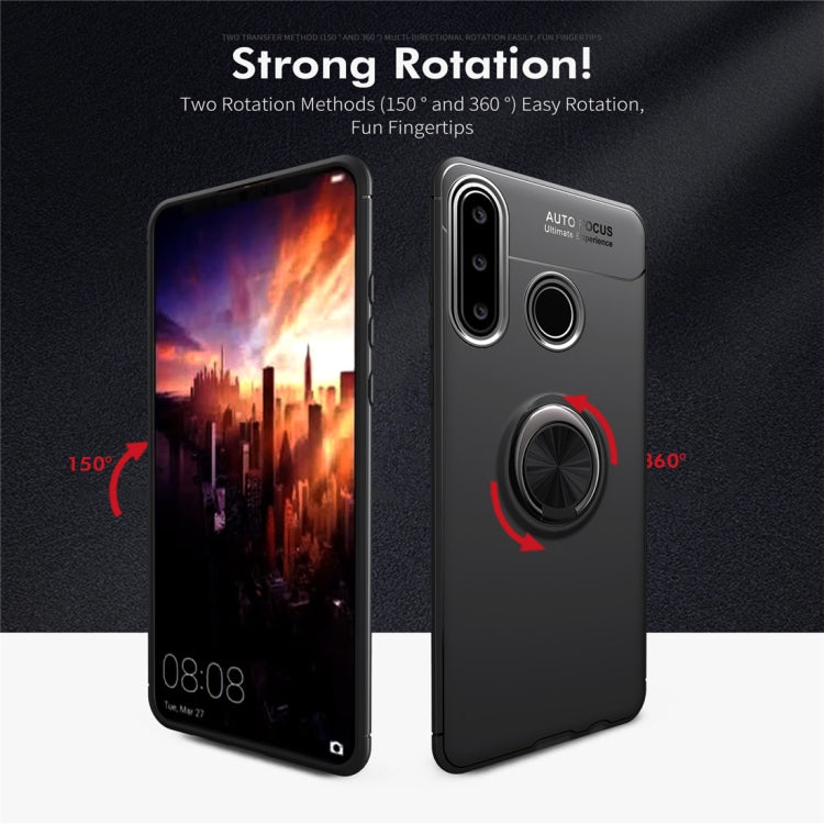 Metal Ring Holder 360 Degree Rotating TPU Case for Huawei P30 Lite