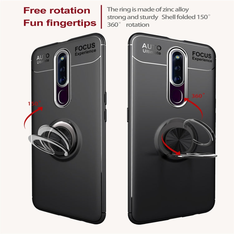Metal Ring Holder 360 Degree Rotating TPU Case for OPPO F11 Pro