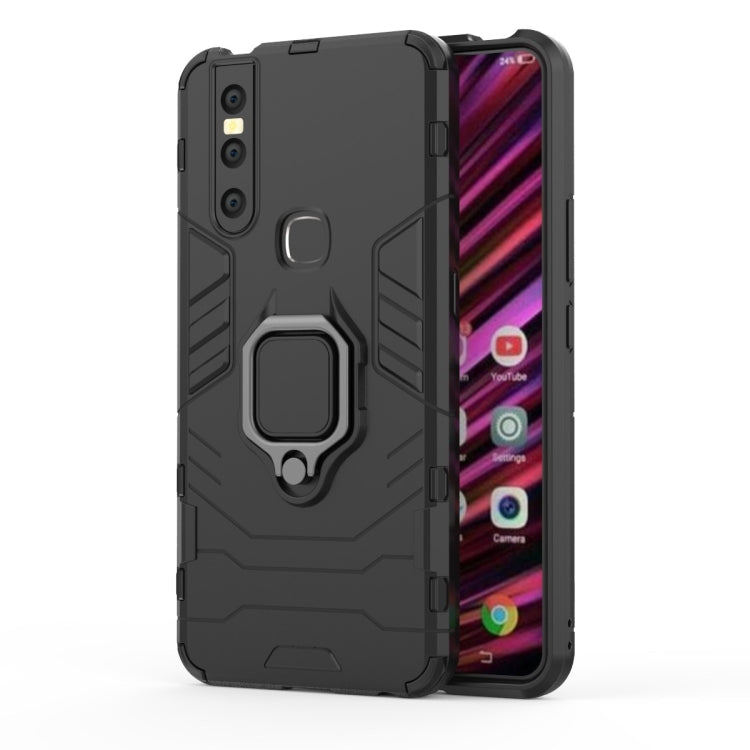 PC + TPU Shockproof Protective Case with Magnetic Ring Holder for Vivo V15