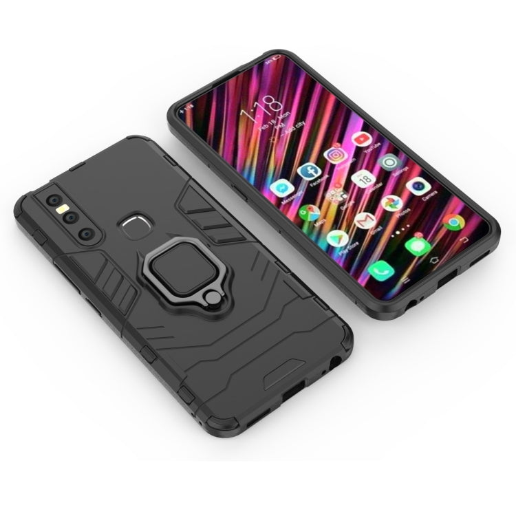 PC + TPU Shockproof Protective Case with Magnetic Ring Holder for Vivo V15