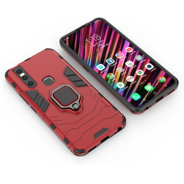 PC + TPU Shockproof Protective Case with Magnetic Ring Holder for Vivo V15