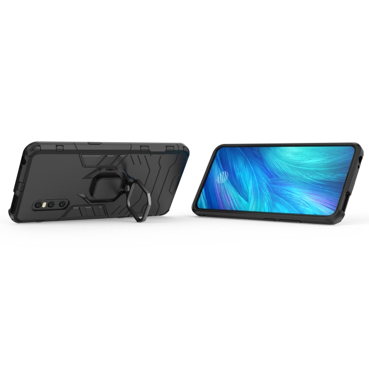 PC + TPU Shockproof Protective Case with Magnetic Ring Holder for Vivo X27