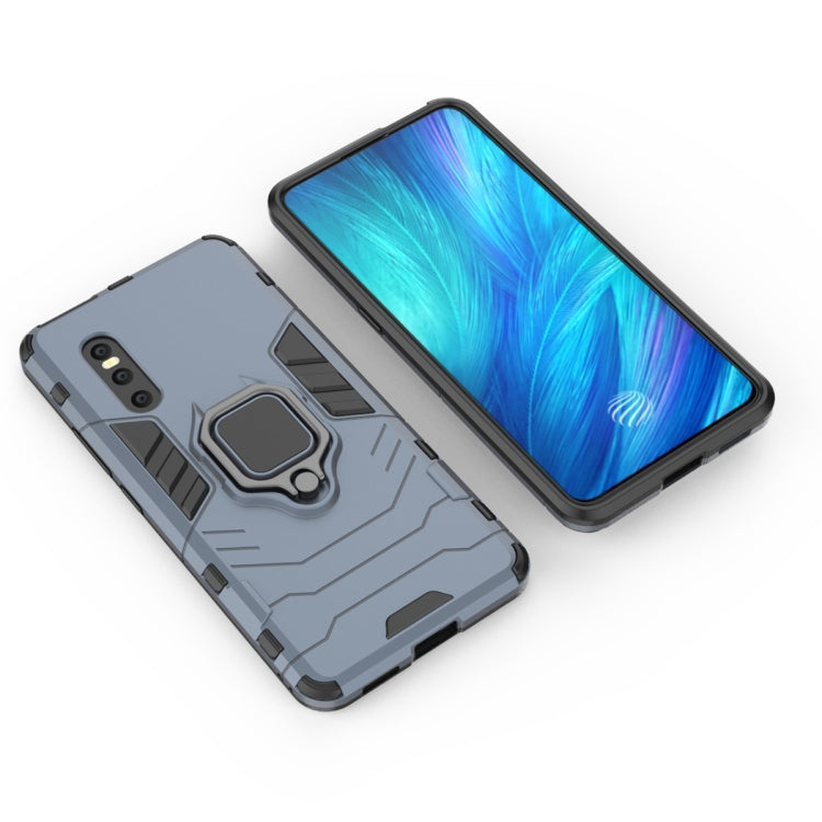 PC + TPU Shockproof Protective Case with Magnetic Ring Holder for Vivo X27