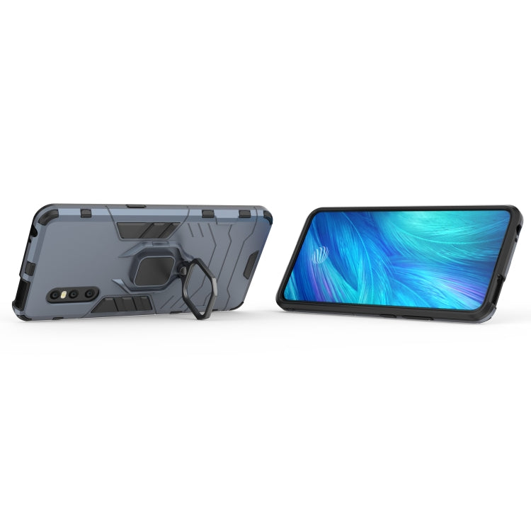 PC + TPU Shockproof Protective Case with Magnetic Ring Holder for Vivo X27