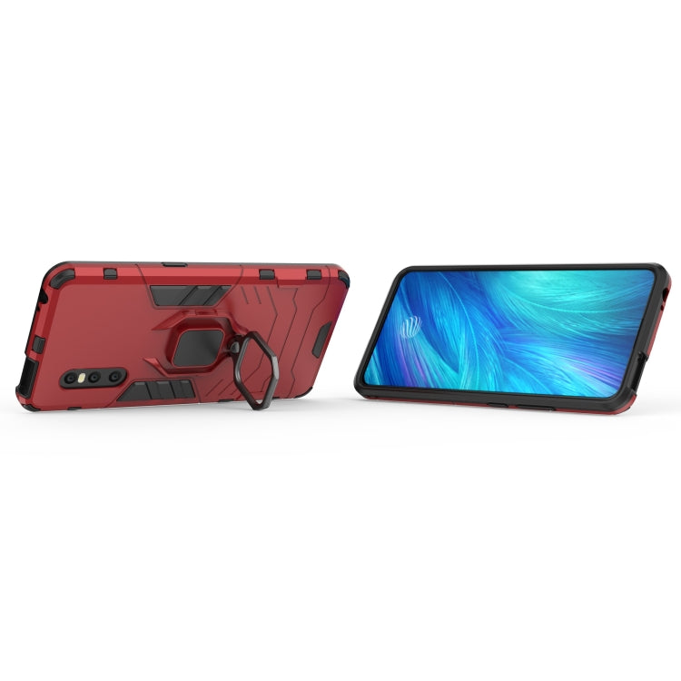 PC + TPU Shockproof Protective Case with Magnetic Ring Holder for Vivo X27