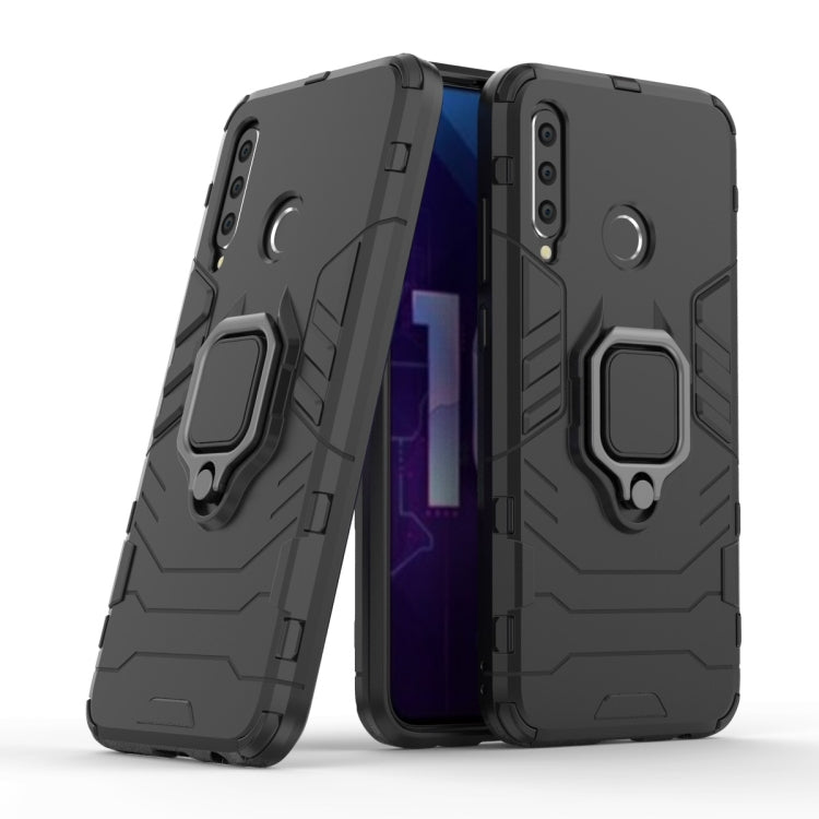PC + TPU Shockproof Protective Case with Magnetic Ring Holder for Huawei Honor 10i