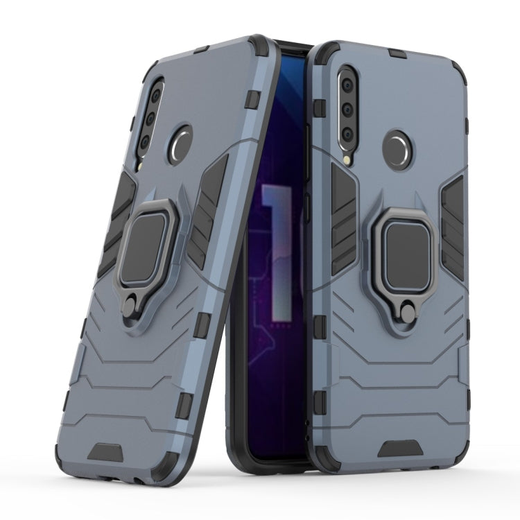 PC + TPU Shockproof Protective Case with Magnetic Ring Holder for Huawei Honor 10i