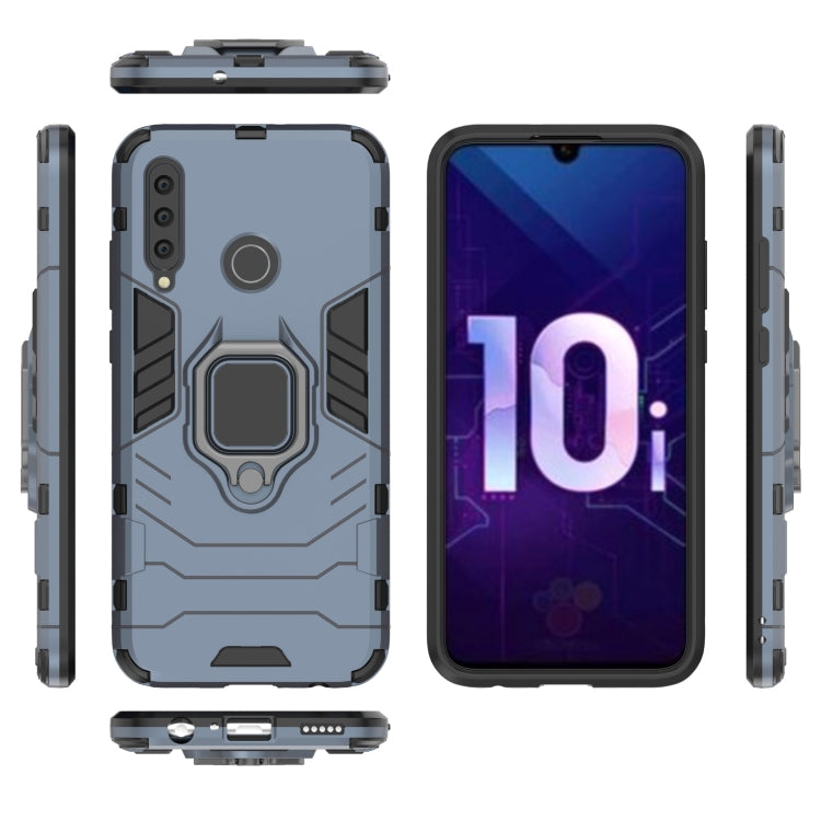 PC + TPU Shockproof Protective Case with Magnetic Ring Holder for Huawei Honor 10i
