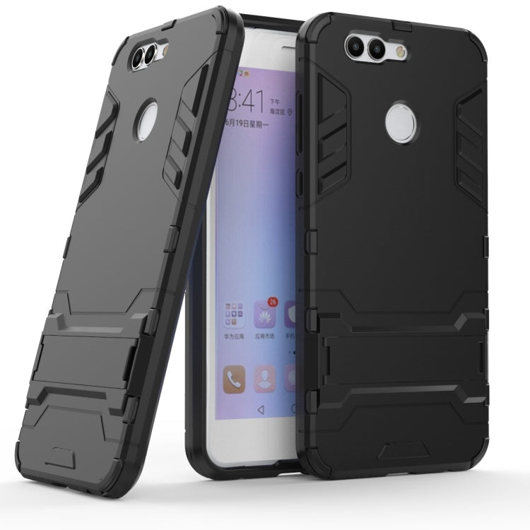 Shockproof PC + TPU Case for Huawei Nova 2 Plus, with Holder