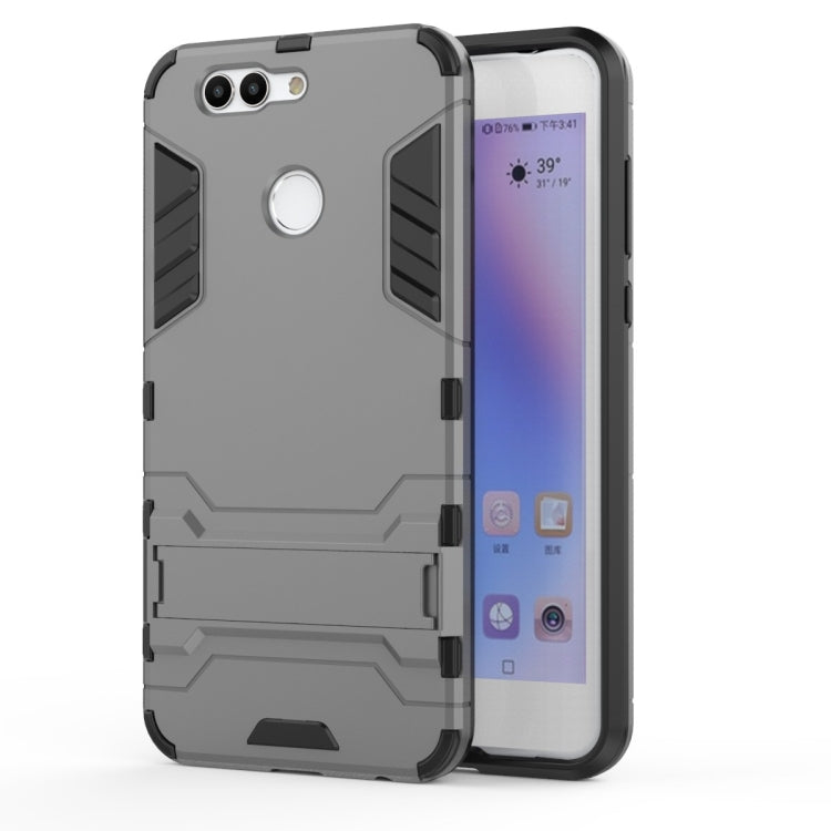 Shockproof PC + TPU Case for Huawei Nova 2 Plus, with Holder